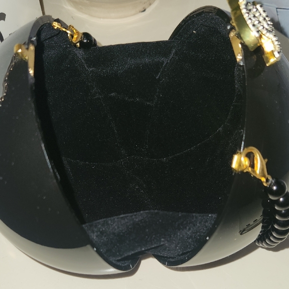 Rare! Black Pearl Sphere Bag. 2016 VIP Gift From Dubai! Incredibly Hard To Find! - Picture 7 of 11